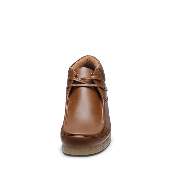 Men's Classic Slip-On Dress Chukka Boots - BROWN - 5